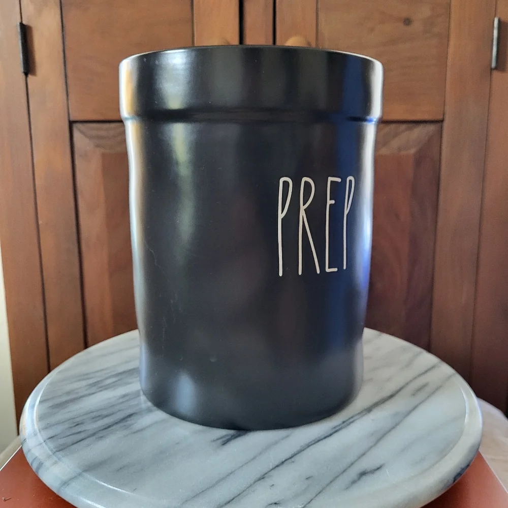 Rae Dunn Black Prep Canister - Picture 9 of 10